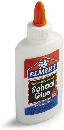 Miniatura 4 de Elmer's Bundle - Pegamento escolar líquido lavable, blanco, se seca transparente, 4 onzas líquidas Plus Disappearing Purple Elmer's School Glue