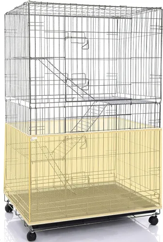 Miniatura 15 de Shappy Jaula grande para pájaros, cubierta de jaula de pájaros, red de malla ajustable suave y aireada para loro periquito guacamayo