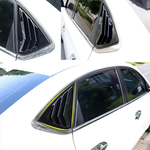 Miniatura 8 de para Nissan Sentra 2013-2019 Accesorios Exteriores Deportivos Persianas de Ventanas Laterales Traseras del Coche Rejillas de Ventilación Cubiertas
