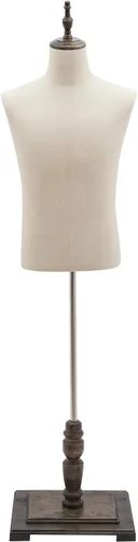 Miniatura 15 de Maniquí masculino con forma de cuerpo de maniquí, 27.5 a 51 pulgadas de altura ajustable de media longitud, modelo de ropa para exhibición