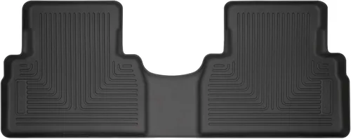 Miniatura 15 de Husky Liners Weatherbeater Alfombrillas de piso Compatible con Hyundai Santa Fe 2013-2018; Hyundai Santa Fe XL 2019 2da fila, 1 pieza negro