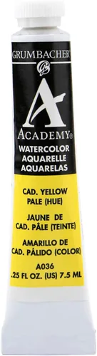 Miniatura 15 de Grumbacher Academy Pintura de acuarela, 0.3 fl oz/0.25 onzas, Siena cruda (A171)