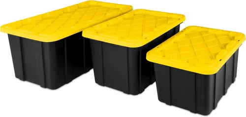 Miniatura 10 de Sterilite Contenedor Industrial de 17 Galones, Recipiente de Almacenamiento Apilable con Tapa de Cierre a Presión para Almacenamiento en Garaje