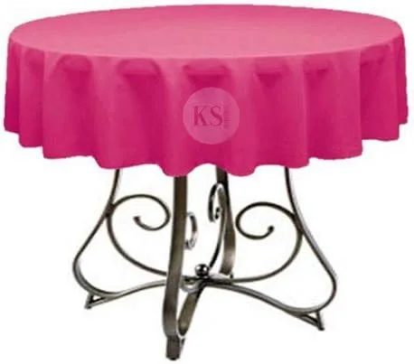 Miniatura 15 de Mantel redondo de poliéster de 72 pulgadas, disponible en más de 45 colores, ideal para restaurantes y superposiciones versátiles de eventos, elige