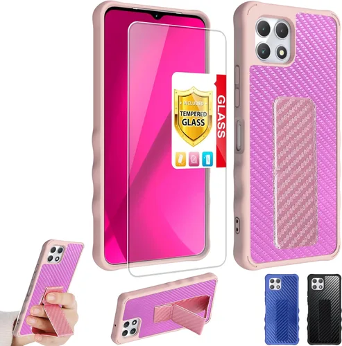 Miniatura 43 de Aroepurt Funda compatible con Gabb Phone 3 Pro Phone Case Stand Cover [Protección gruesa de silicona suave] [Cambio de forma multidireccional 3D]