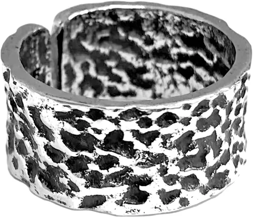 Miniatura 181 de Anillo de plata de ley 925, minimalista, ajustable, hecho a mano, para mujeres y niñas