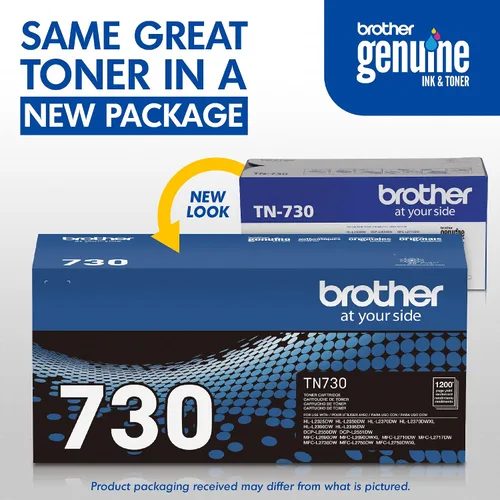 Miniatura 3 de Brother TN730 - Cartucho de tóner negro de repuesto, rendimiento de páginas de hasta 1200 páginas, cartucho de reposición Amazon Dash (paquete de 3)