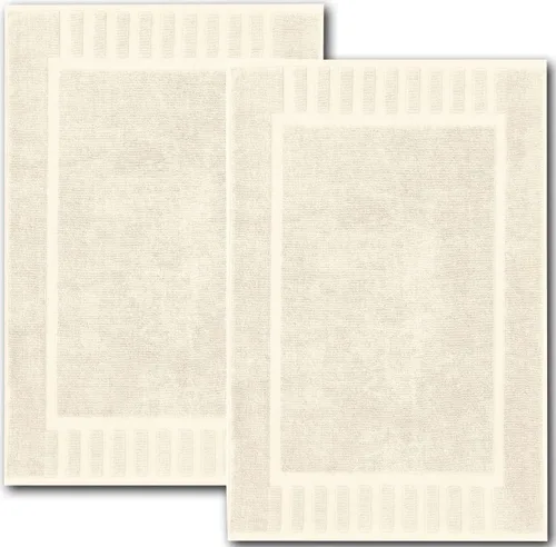 Miniatura 12 de White Classic Juego de toallas de baño de lujo, algodón absorbente para hotel, spa, ducha/bañera (no es una alfombra de baño), 22 x 34 pulgadas