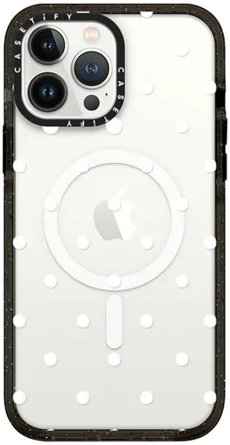 Miniatura 402 de Funda Impact de CASETiFY para iPhone 13 Pro Max con Magsafe - Estuche Claro Cuento de Invierno - Claro Negro Estuche transparente Winter Tale