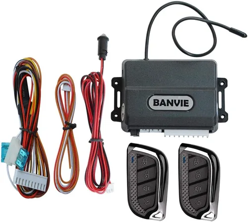 Sistema de entrada sin llave para coche, cerradura central eléctrica de puerta de coche con transmisor de control remoto de 4 botones, instalaciones