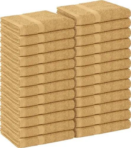 Miniatura 13 de Utopia Towels, Paquete de 24 toallas de salón, no a prueba de blanqueador, 16 x 27 pulgadas, toallas de algodón altamente absorbentes para manos
