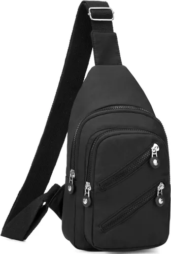 Miniatura 17 de Banelu Mochila Pequeño Bolso Bandolera para Mujeres de Moda, Bolso Pequeño de Cadera de Cruz Mochila de Senderismo de Viaje
