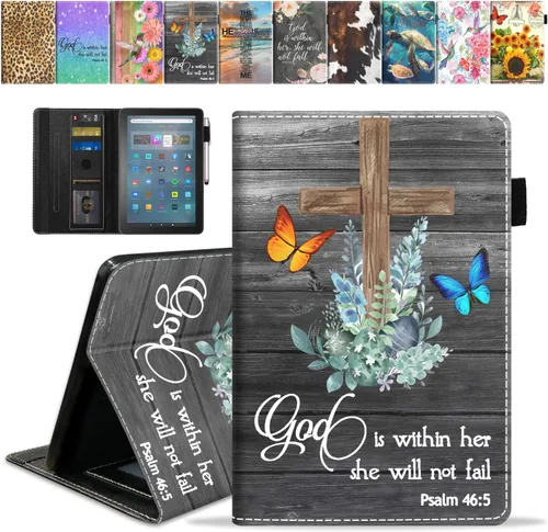 Miniatura 26 de Funda para tableta Amazon Fire Max 11 (11 pulgadas, 13ª generación, versión 2023) con ranura para tarjetas y apagado y encendido automático, funda