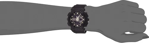 Miniatura 4 de Casio Baby-G BA-110GA-1ADR Reloj digital de cuarzo negro para mujer Negro Deportes