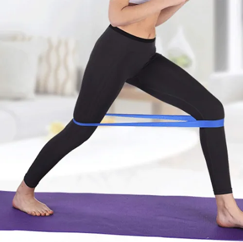 Miniatura 4 de 5 bandas de ejercicio elásticas de resistencia para ejercicio, fitness, yoga, cinturón de entrenamiento, 5