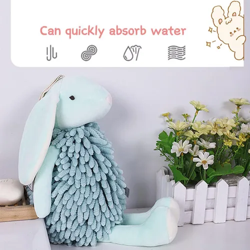 Miniatura 3 de Toalla de mano de chenilla, toalla de bola de chenilla suave y absorbente, toallas de microfibra para baño (01)