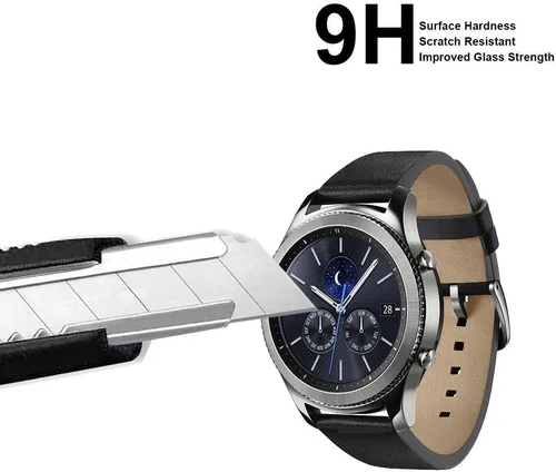 Miniatura 4 de Supershieldz Paquete de 2 protectores de pantalla de vidrio templado diseñados para Samsung Galaxy Watch 3 (1.614 pulgadas), Galaxy Watch 4 Classic