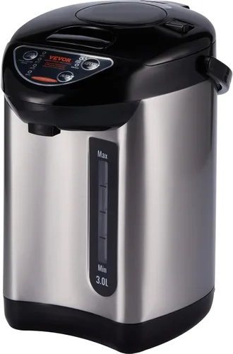 VEVOR Dispensador de agua caliente, caldera y calentador de agua ajustable de 4 temperaturas, calentador de agua de encimera de acero inoxidable