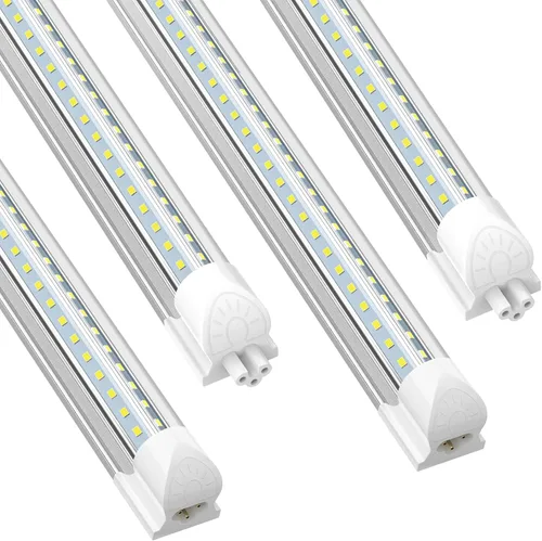 SHOPLED Luces LED para tienda de 2 pies, 22 W, 3300 lúmenes, 6000 K, color blanco frío, luces de tienda en forma de V, lámparas de techo enlazables