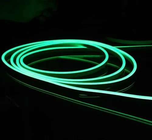 Miniatura 9 de Tira de luz LED RGB de silicona de neón flexible, impermeable, multicolor, control remoto para el hogar, jardín, decoración arquitectónica