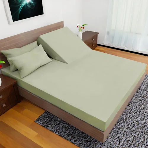 Miniatura 74 de Top Split King - Juego de sábanas para cama ajustable, 4 piezas con bolsillos profundos, sábanas de microfibra de doble cepillado, sábana bajera