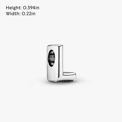 Miniatura 5 de Colgante de plata de ley 925 con letra PANDORA
