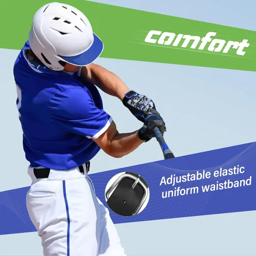 Miniatura 5 de Hercicy 12 cinturones de béisbol, cinturones de sóftbol a granel para adultos y jóvenes, cinturón de fútbol ajustable para niños y niñas