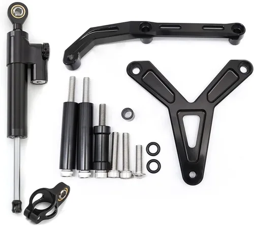 Kit de soporte de montaje estabilizador de aluminio para motocicleta CNC para Yamaha FJ-09 MT-09 Tracer 2021-2023 Tracer 900 GT 2021-2023 (negro +