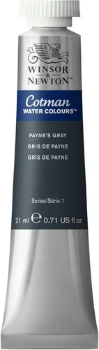Acuarela Cotman, tubo de 0.27 oz, color carmesí alizarina Gris de Payne