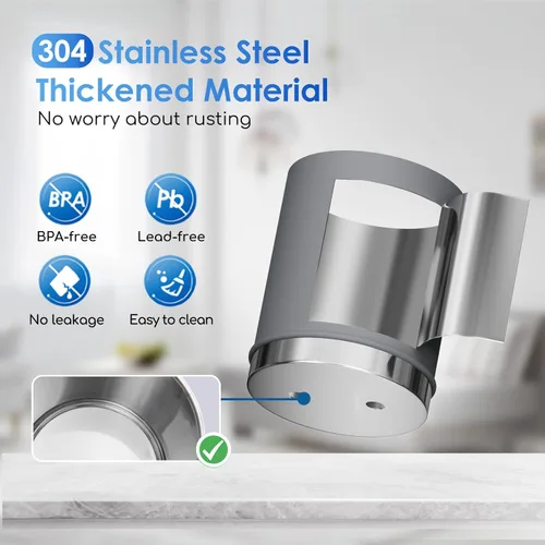 Miniatura 6 de Purewell Sistema de filtro de agua por gravedad de ultrafiltración de 3 etapas de 0.01 μm, certificación NSF/ANSI 42 y 372, sistema de encimera