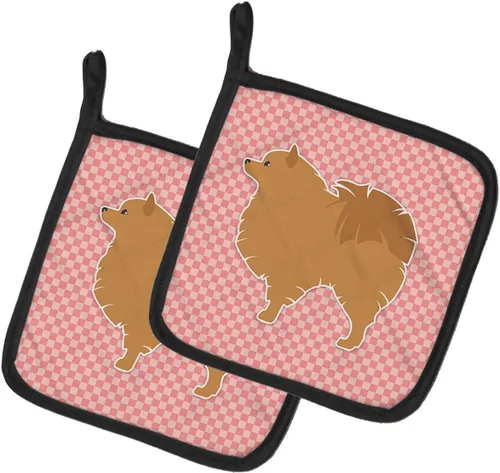 Miniatura 253 de Caroline's Treasures BB3567PTHD - Juego de soportes para ollas de cocina resistentes al calor, almohadillas calientes para cocinar, hornear, Copo