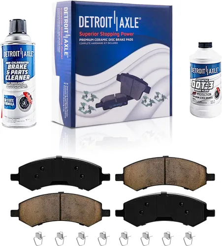 Miniatura 86 de Detroit Axle - Pastillas de Freno para Nissan Altima Sentra 350Z Juke INFINITI G35, Pastillas de Freno Cerámica Delanteras y Traseras Reemplazo