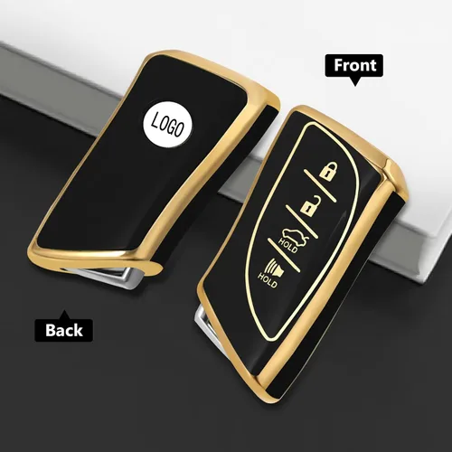 Miniatura 4 de Funda protectora de TPU suave para llavero compatible con Lexus ES350 ES300h UX200 LS500 LS500H LC500 LC500h control remoto inteligente de entrada