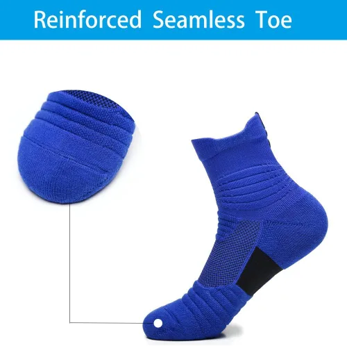 Miniatura 4 de Yoknatt Elite - Calcetines de baloncesto gruesos para ciclismo, calcetines deportivos para hombres, mujeres y niños