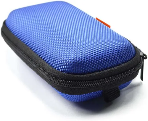 Miniatura 13 de Funda Rectangular Pequeña Rígida de EVA - Funda Portátil de Protección para Auriculares con Cremallera para Auriculares, Audífonos, Unidad Flash