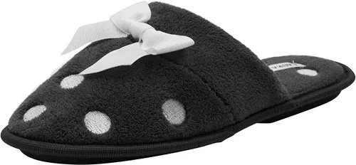 Miniatura 3 de Laura Ashley Pantuflas bordadas suaves de Terry Scuff para mujer
