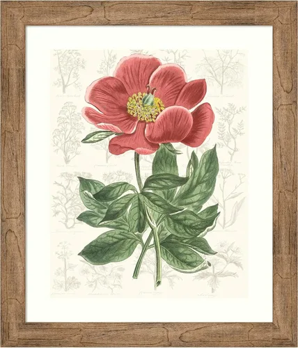 Miniatura 17 de Amanti Art Vision Studio - Lienzo decorativo para pared, 24 x 20 pulgadas, diseño de jardín de flores de peonía, arte de pared de flores, decoración