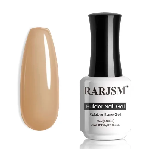 Miniatura 28 de RARJSM Esmalte de uñas de gel con base de goma de fibra de vidrio rosa y flor de cerezo desnudo, para reparar uñas rotas, fortalecedor, capa base