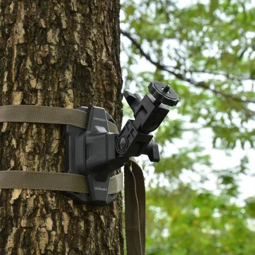 Miniatura 5 de Soporte de montaje para cámaras de sendero Camojojo con inserto roscado de 1/4" -20, soporte ajustable giratorio 360° para accesorios