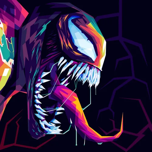 Modern Merch Kits de Arte de Diamantes de Marvel para Adultos, Pintura de Diamantes 5D de Venom para Adultos, Arte de Pared DIY de Marvel, Veneno