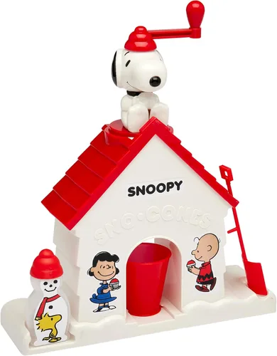 Cra-Z-Art Snoopy Máquina de Conos de Nieve SNO-Cone, Máquina para Hacer Conos de Nieve de Hielo Raspado Raspadora de Hielo, Máquina de Hielo Raspado