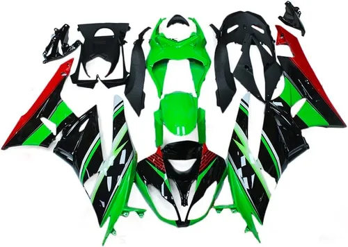 Miniatura 17 de Kit de carenado de inyección verde negro rojo apto para Kawasaki 2005 2006 ZX6R ZX636R 05 06 zx-6r 636 2005 ABS Carenados de motocicleta de plástico