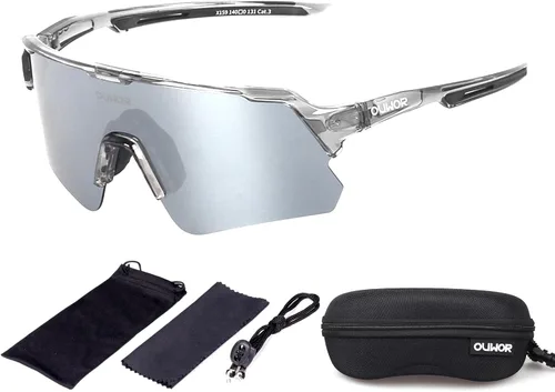Miniatura 7 de Gafas de ciclismo polarizadas para hombres, mujeres y jóvenes, UV400, gafas de sol para bicicleta de montaña, MTB, correr, pesca, béisbol