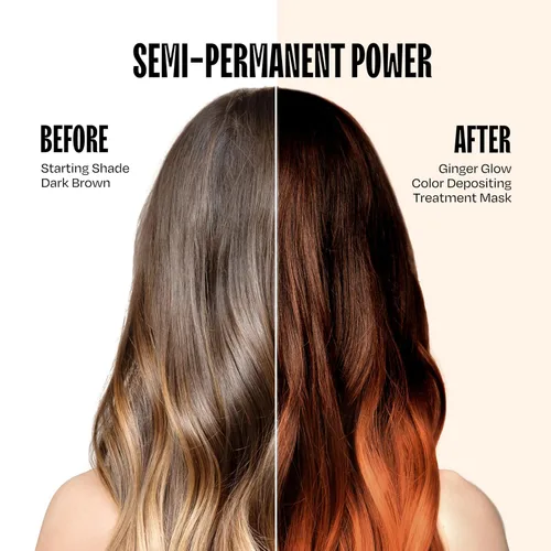 Miniatura 3 de Overtone Acondicionador de color semipermanente para el cabello, brillo jengibre, 8 onzas, nutritivo, sin daños, máscara de depósito