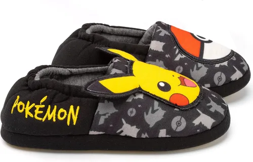 Miniatura 5 de Pokemon Pikachu - Pantuflas para niños y niñas con personajes 3D, Amarillo