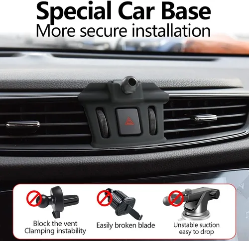 Miniatura 2 de Soporte de teléfono de coche para Nissan Rogue SUV 2014-2020, Nissan Rogue Sport 2017-2022, accesorios de automóvil, decoración interior, soporte