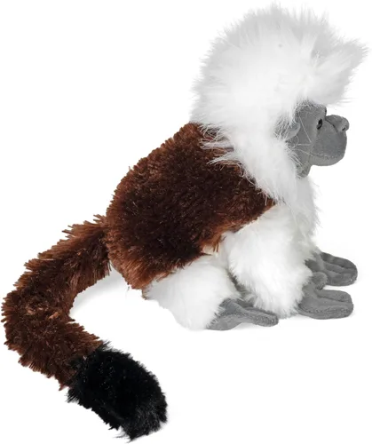 Miniatura 6 de Wild Republic Peluche de Tamarin de algodón con parte superior, juguete de peluche, regalos para niños, abrazos, 8 pulgadas