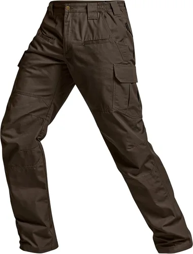 Miniatura 8 de CQR Pantalones tácticos tipo cargo, para hombre, tejido Ripstop, resistentes al agua, ligeros, para uso diario, para el trabajo, senderismo