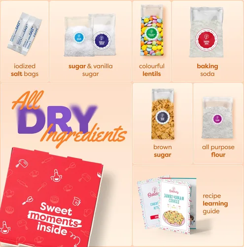 Miniatura 4 de BAKETIVITY Kit de actividades de bricolaje para hornear para niños, hornea deliciosas galletas Yum&m Jumbo - Lecciones de cocina esenciales