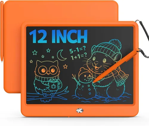 Miniatura 19 de Bravokids Juguetes para niñas y niños de 3 a 6 años, tableta de escritura LCD tablero de dibujo de 10 pulgadas, almohadillas de dibujo electrónicas